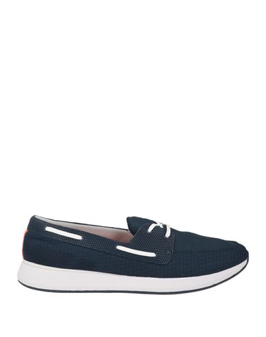 Swims Man Loafers Navy Size 7 Textile Fibers, Synthetic Material