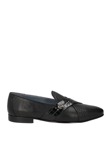 Mich Simon Man Loafers Black Size 8 Leather