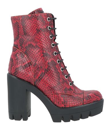 Botines de caña alta Mujer Rojo 37 Mujer