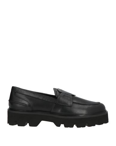 Blauer . Woman Loafers Black Size 8.5 Leather