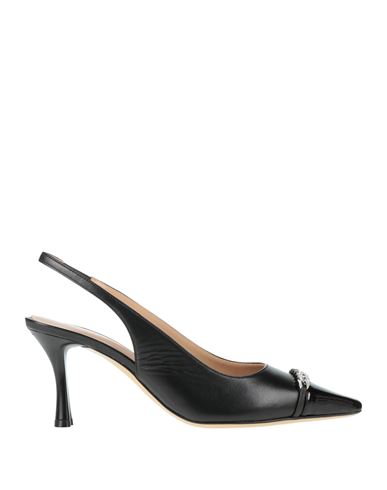 Baldinini Woman Pumps Black Size 8.5 Leather