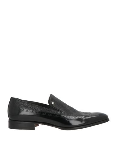 Moreschi Man Loafers Black Size 7 Leather