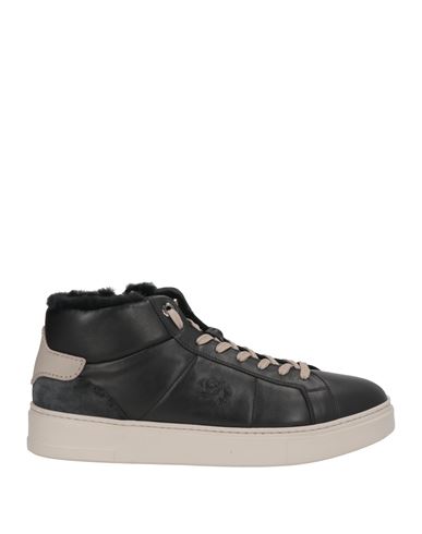 La Martina Man Sneakers Black Size 10 Leather