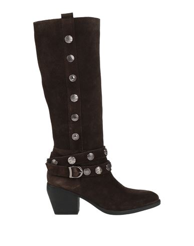 Cafènoir Woman Boot Chocolate Brown Size 6 Leather