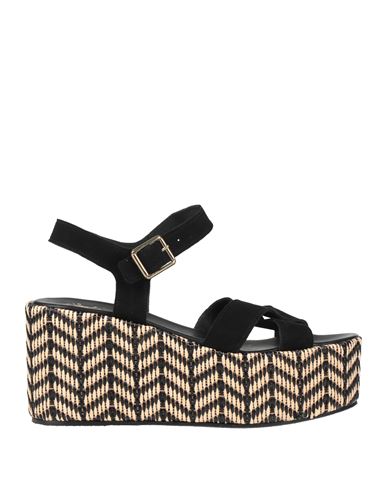 Tsakiris Mallas Woman Espadrilles Black Size 10 Leather