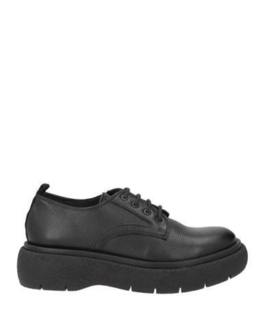 Carmens Woman Lace-up Shoes Black Size 6 Leather