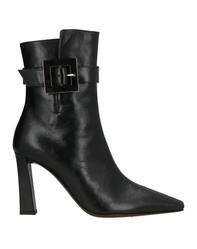 Giuseppe Zanotti Woman Ankle Boots Black Size 9 Leather