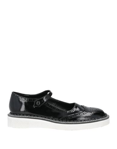 Tao Comme Des Garçons Woman Ballet Flats Black Size 5.5 Leather