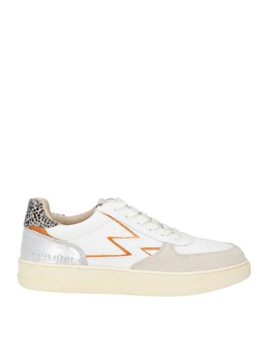 Moaconcept Woman Sneakers White Size 6.5 Leather, Textile Fibers