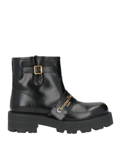 Dior Woman Ankle Boots Black Size 6 Calfskin