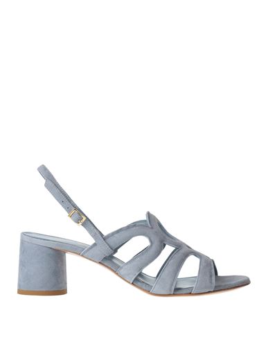Baldinini Woman Sandals Light Blue Size 9 Leather