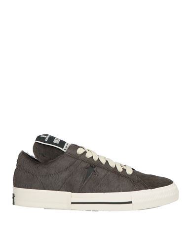 Converse X Drkshdw Man Sneakers Charcoal Size 5 Leather In Grey