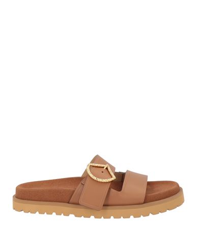 Sergio Rossi Woman Sandals Tan Size 6.5 Leather