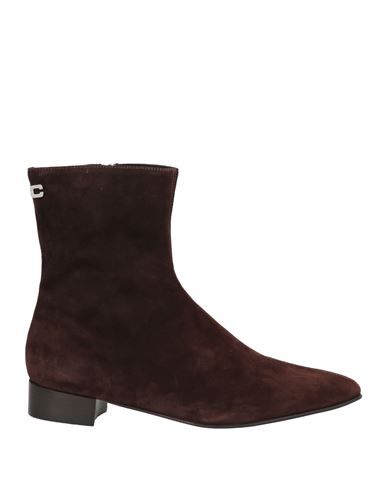 Carel Paris Woman Ankle Boots Dark Brown Size 6.5 Leather