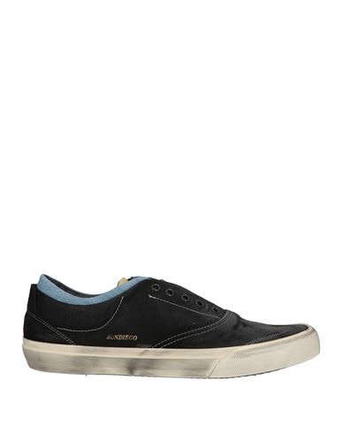 Hidnander Man Sneakers Black Size 12 Leather, Textile Fibers