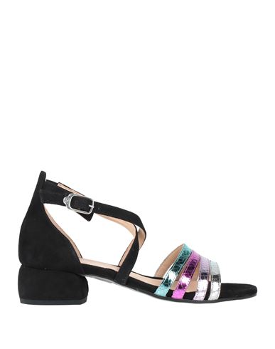 Carmens Woman Sandals Black Size 8 Leather