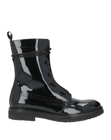 Rhude Rhanger Leather Combat Boots In Black