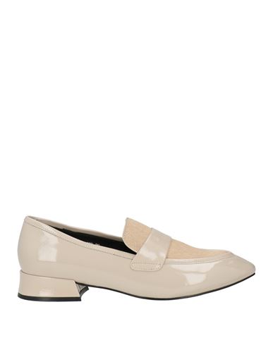 Luciano Barachini Woman Loafers Light Grey Size 6 Leather