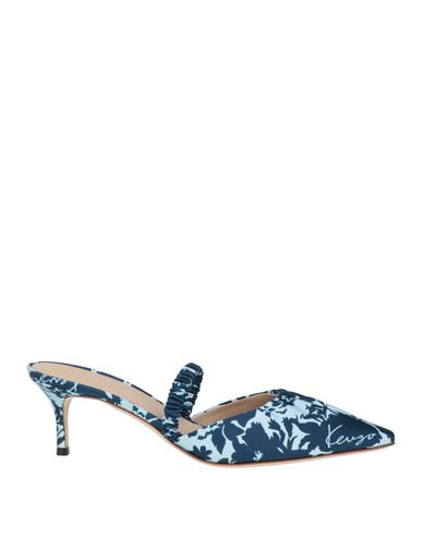 Kenzo Woman Mules & Clogs Blue Size 5 Textile Fibers