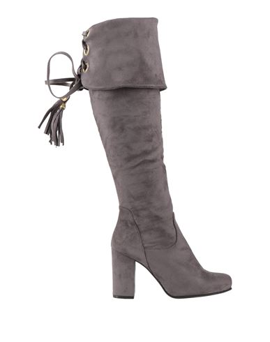 Tsakiris Mallas Woman Boot Grey Size 6 Textile Fibers