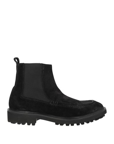 Tagliatore Man Ankle Boots Black Size 11 Leather