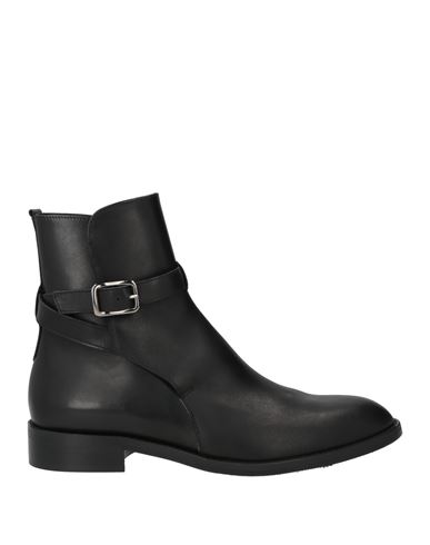 Guglielmo Rotta Woman Ankle Boots Black Size 6 Leather