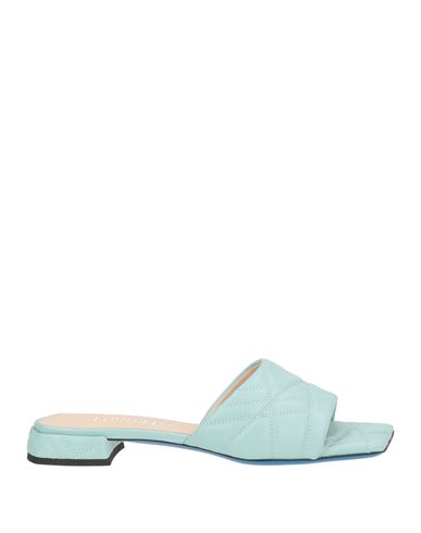 Loriblu Woman Sandals Light Blue Size 9 Leather