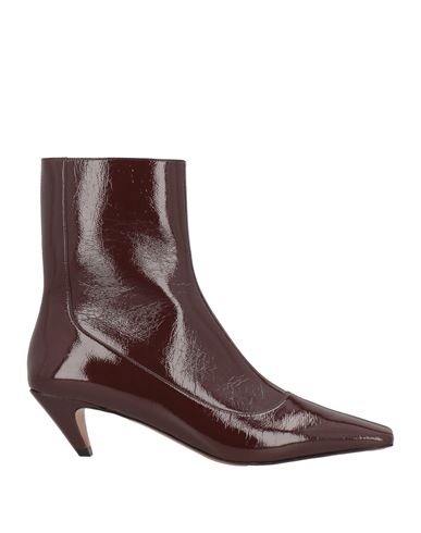 Stella Mccartney Woman Ankle Boots Burgundy Size 7 Synthetic Material