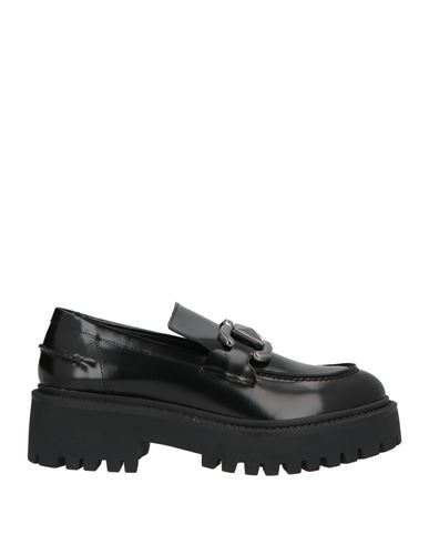 Vsl Woman Loafers Black Size 5 Leather