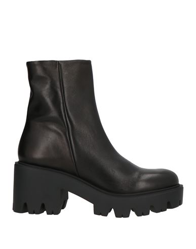 Vsl Woman Ankle Boots Black Size 9 Leather