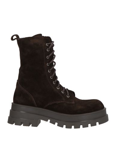 Inuovo Woman Ankle Boots Dark Brown Size 9 Leather