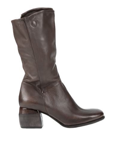 As98 A. S.98 Woman Boot Dark Brown Size 11 Leather