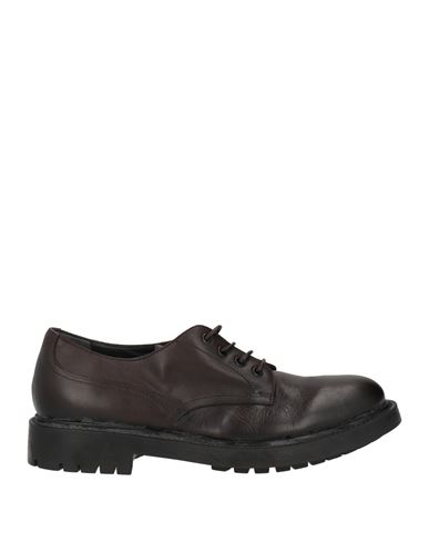 Moma Man Lace-up Shoes Dark Brown Size 10 Calfskin