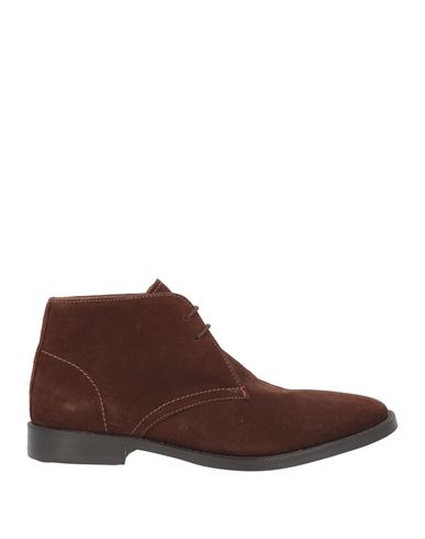 Hackett Man Ankle Boots Brown Size 6 Leather