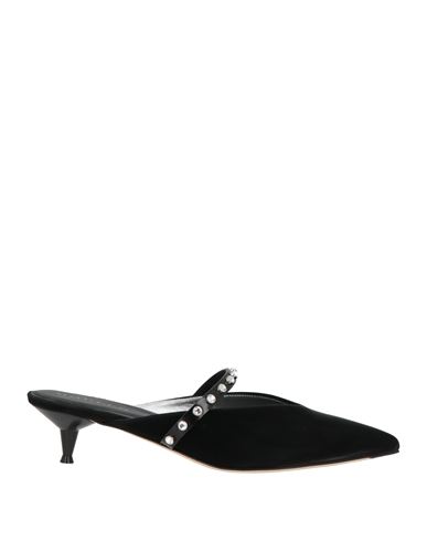 Alexander Mcqueen Mcqueen Woman Sandals Black Size 6 Leather, Synthetic Material