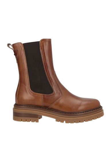 Nero Giardini Woman Ankle Boots Brown Size 6 Leather