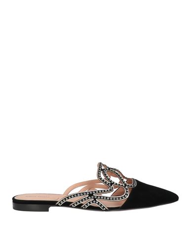 Alberta Ferretti Woman Mules & Clogs Black Size 8.5 Leather