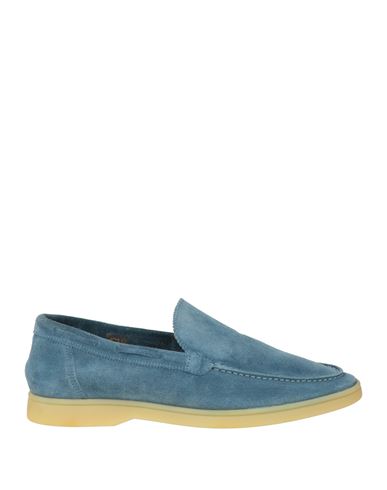 Aurélien Man Loafers Slate Blue Size 7 Leather