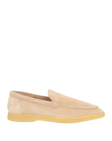 Aurélien Man Loafers Beige Size 12 Leather In Neutral