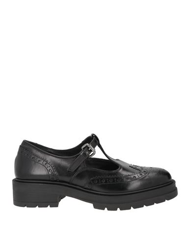 Carmens Woman Loafers Black Size 7 Leather