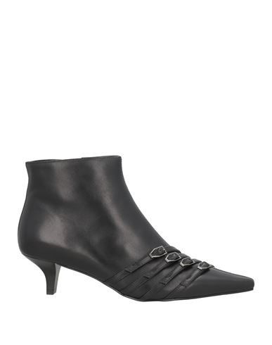 Jeannot Woman Ankle Boots Black Size 5 Leather
