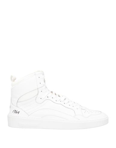 Dsquared2 Man Sneakers White Size 9.75 Leather