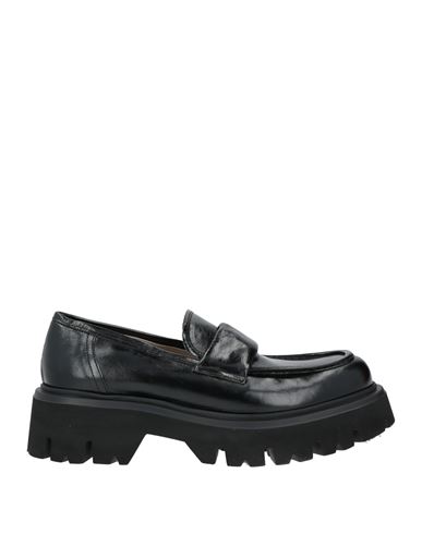 Mich Simon Man Loafers Black Size 10 Leather