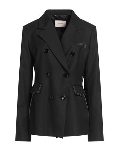 Dorothee Schumacher Woman Blazer Black Size 5 Polyester, Viscose, Elastane