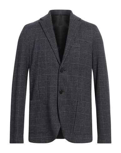 Harris Wharf London Man Blazer Navy Size 44 Cotton, Viscose, Polyester, Elastane