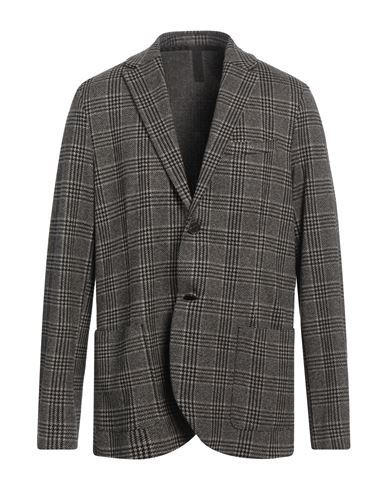 Harris Wharf London Man Blazer Black Size 44 Cotton, Viscose, Polyester, Elastane