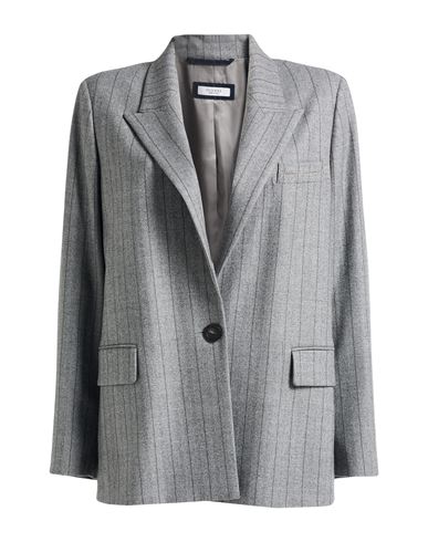 Peserico Woman Blazer Grey Size 6 Virgin Wool, Elastane