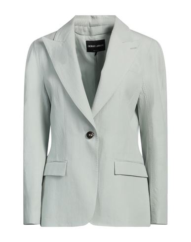 Giorgio Armani Woman Blazer Sage Green Size 8 Linen