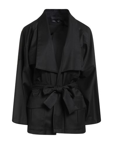Actualee Woman Jacket Black Size 8 Polyester, Rayon, Elastane In Black