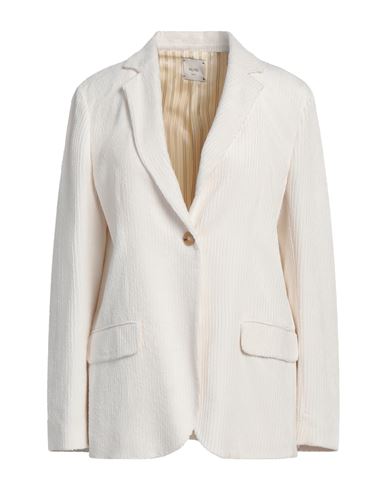ALYSI ALYSI CRÈME WOMAN BLAZER CREAM SIZE 6 VISCOSE 